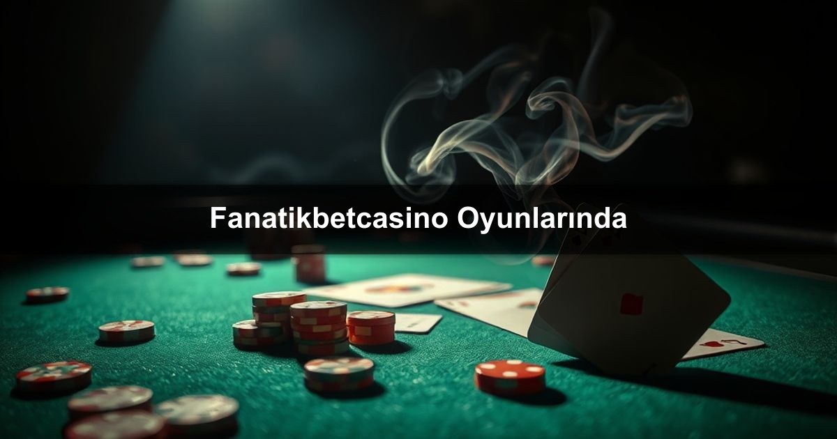 Fanatikbetcasino Oyunlarında